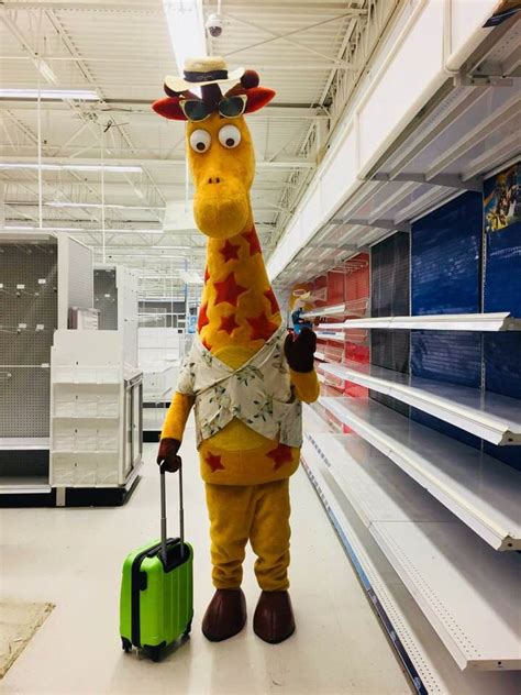 Giraffe mascot attire